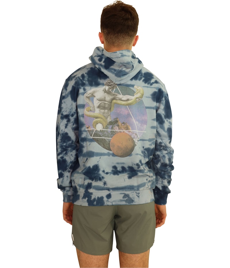 Elevenparis Mens Tie Dye Hoodie Sweatshirt