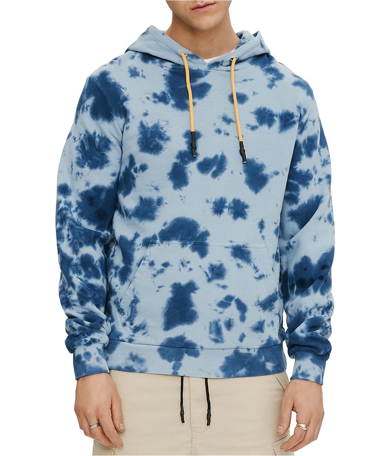 Elevenparis Mens Tie Dye Hoodie Sweatshirt