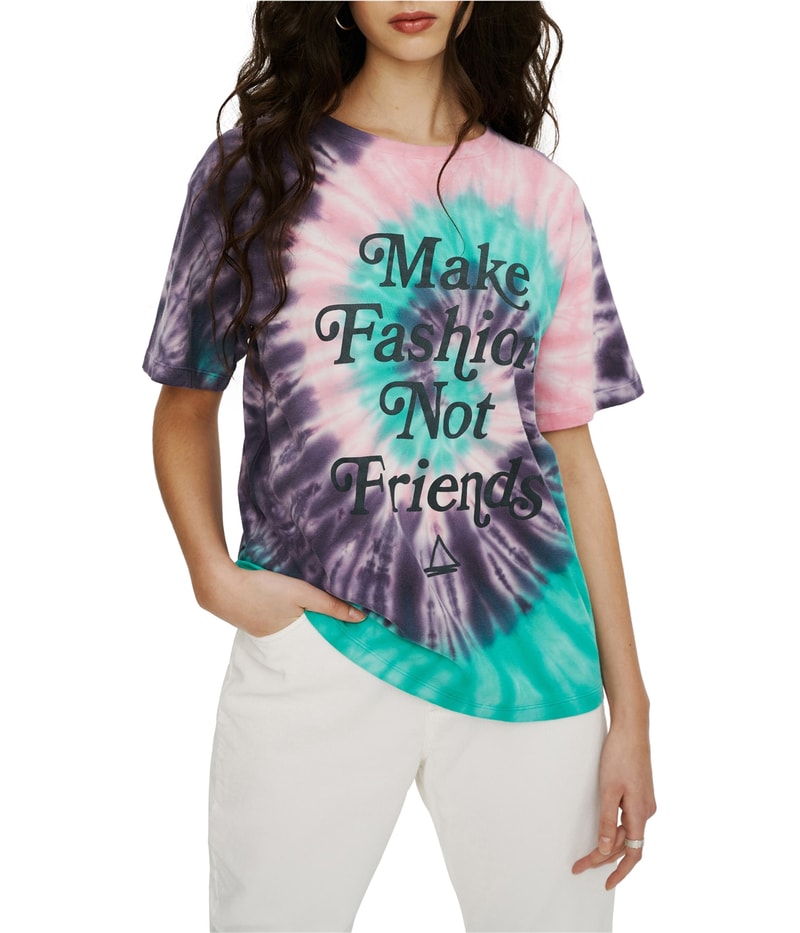 Elevenparis Womens Make Fashion Graphic T-Shirt