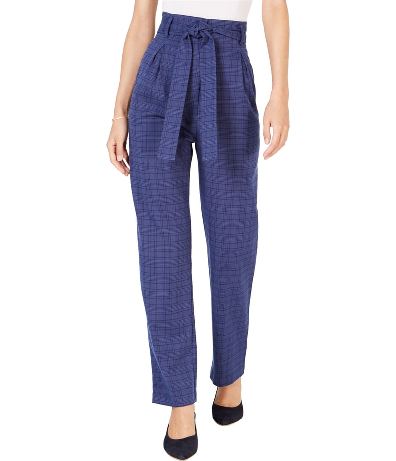 Leyden Womens Paperbag Straight Leg Dress Pants