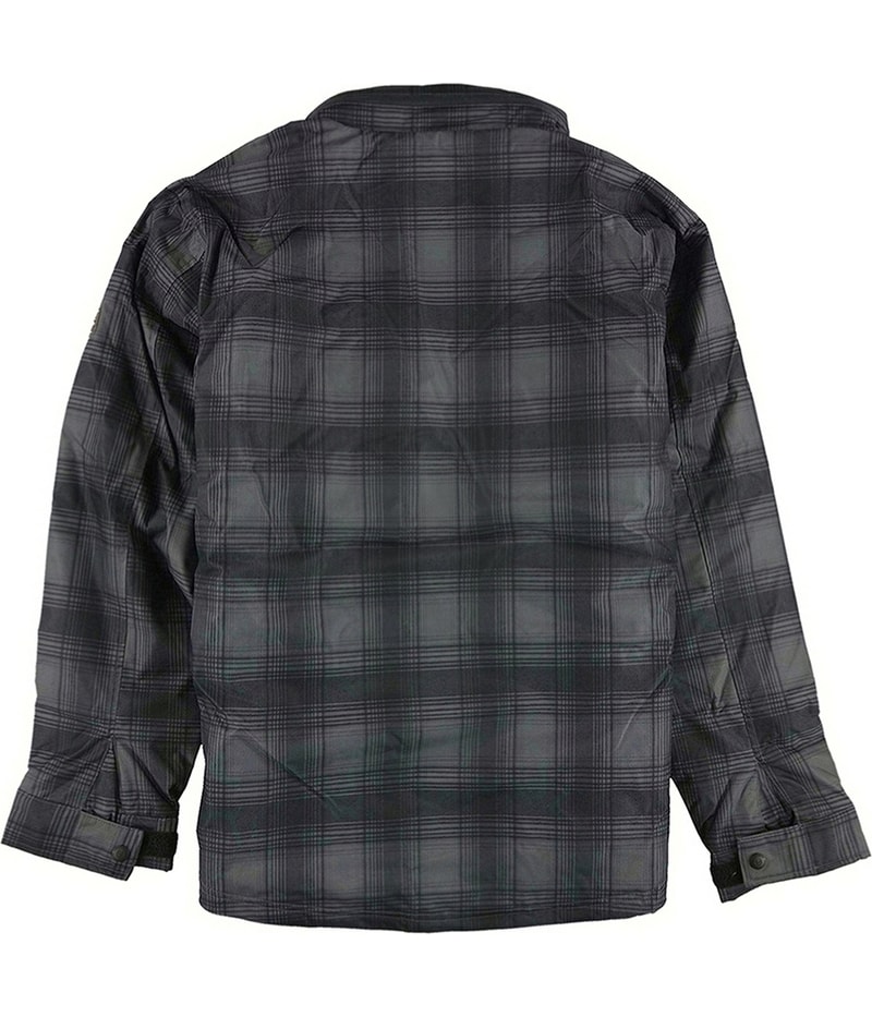 Free Country Mens Plaid Canvas Utility Parka Coat, view 2