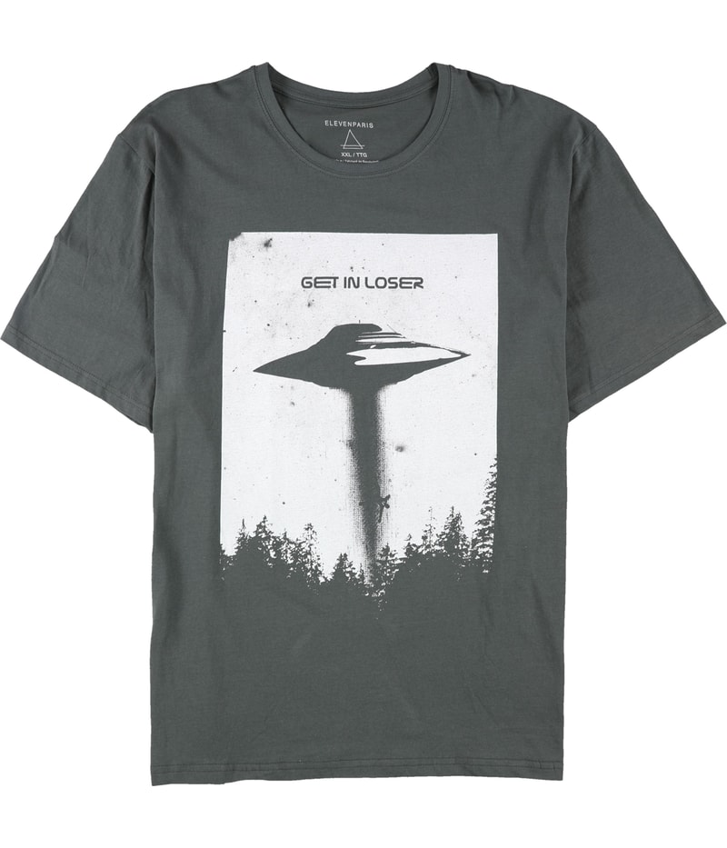 Elevenparis Mens Get In Loser Graphic T-Shirt