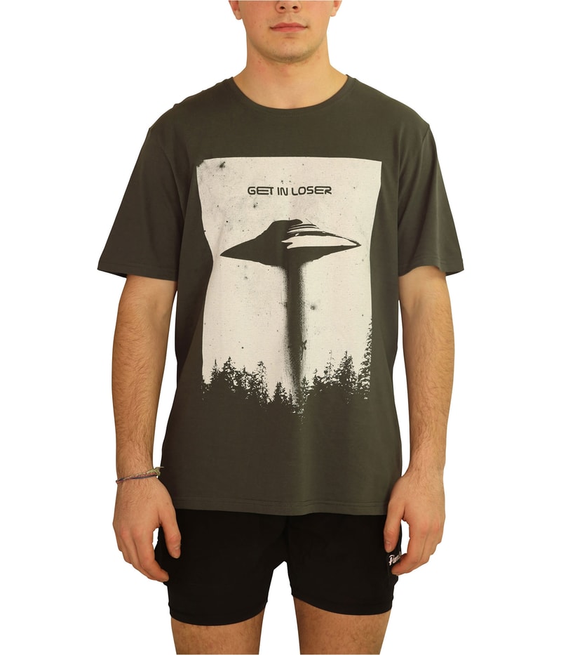 Elevenparis Mens Get In Loser Graphic T-Shirt