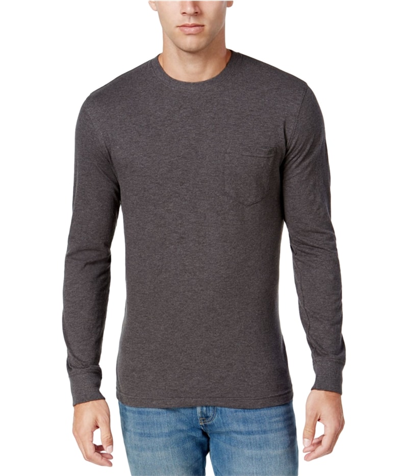 Club Room Mens LS Pocket Basic T-Shirt