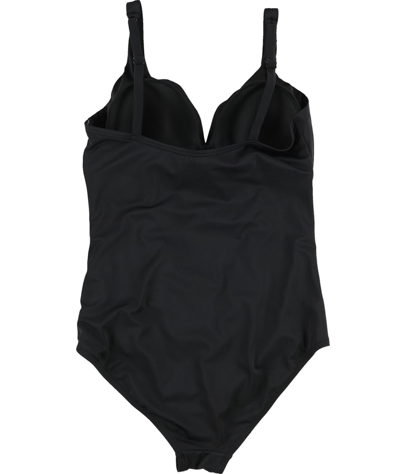 SWIMSUITS FOR ALL Womens Ruched Twist Front One Piece Tank Swimsuit