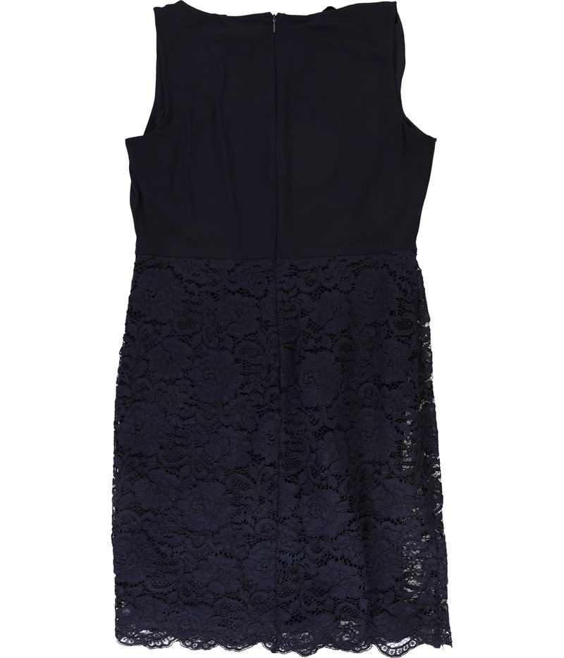Ralph Lauren Womens Lace Cocktail Dress