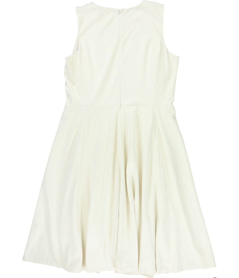 Ralph Lauren Womens Ponte Fit & Flare Dress