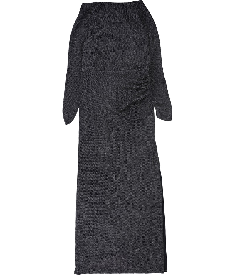 Ralph Lauren Womens Metallic Slit Dress