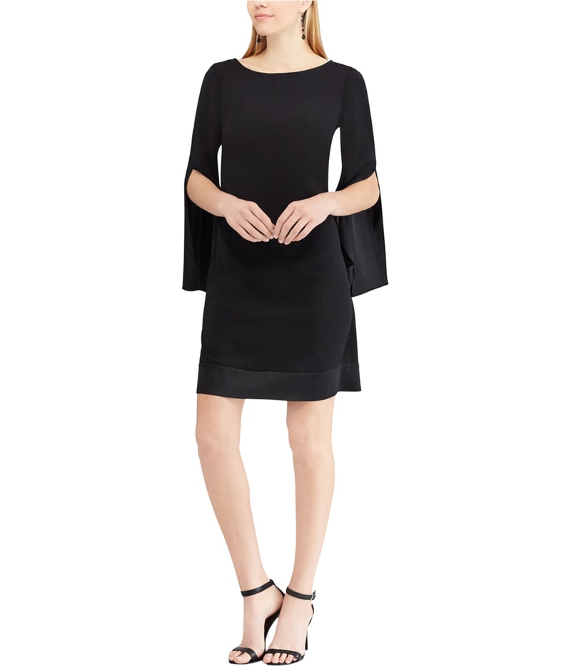 American Living Womens Solid A-line Dress