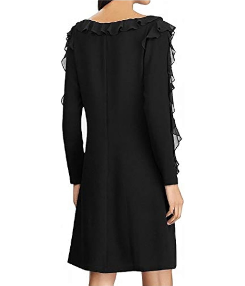 American Living Womens Georgette A-line Dress, view 4