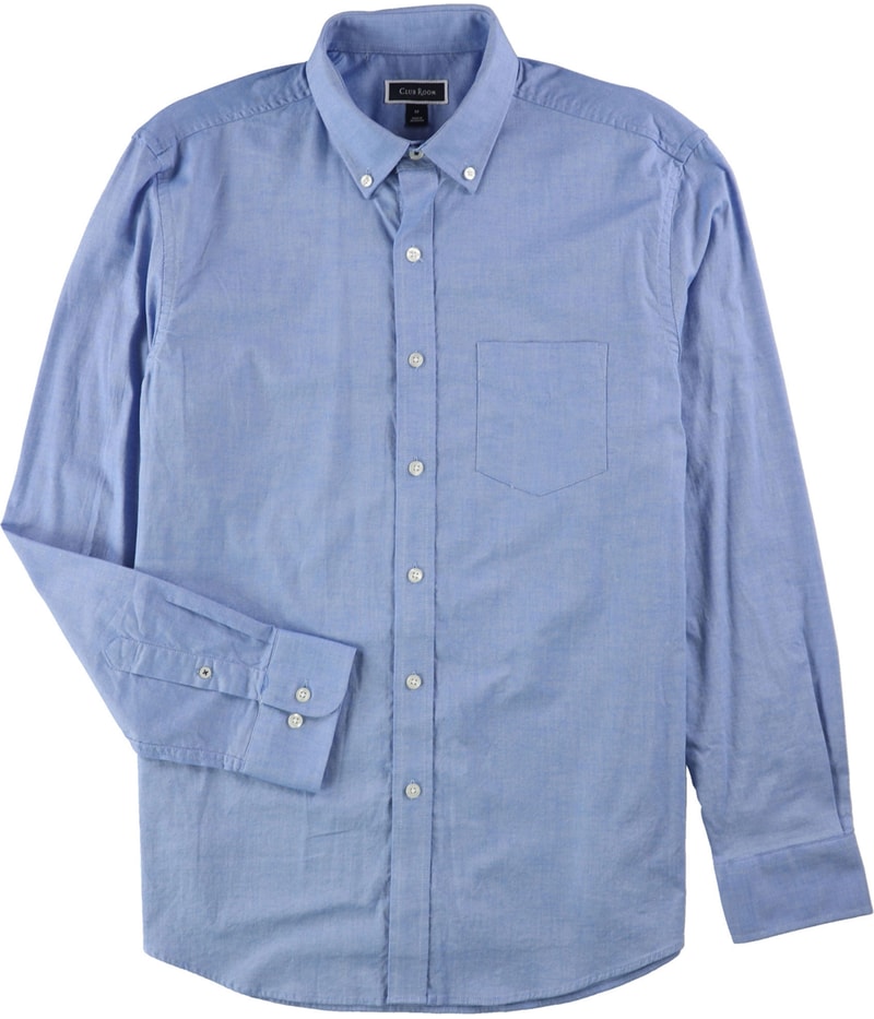 Club Room Mens Oxford Cotton Button Up Shirt
