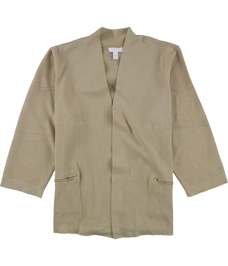 Charter Club Womens Open-Front Cardigan Sweater
