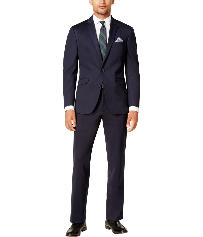 Kenneth Cole Mens Techni-Cole Two Button Blazer Jacket