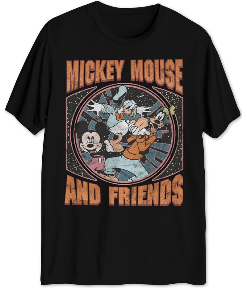 Jem Mens Mickey and Friends Graphic T-Shirt
