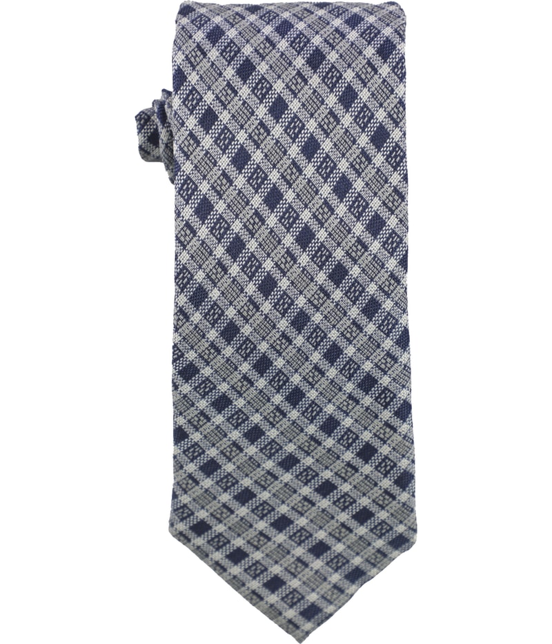Tallia Mens Plaid Self-tied Necktie