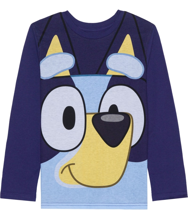Hybrid Boys Bluey Face Graphic T-Shirt