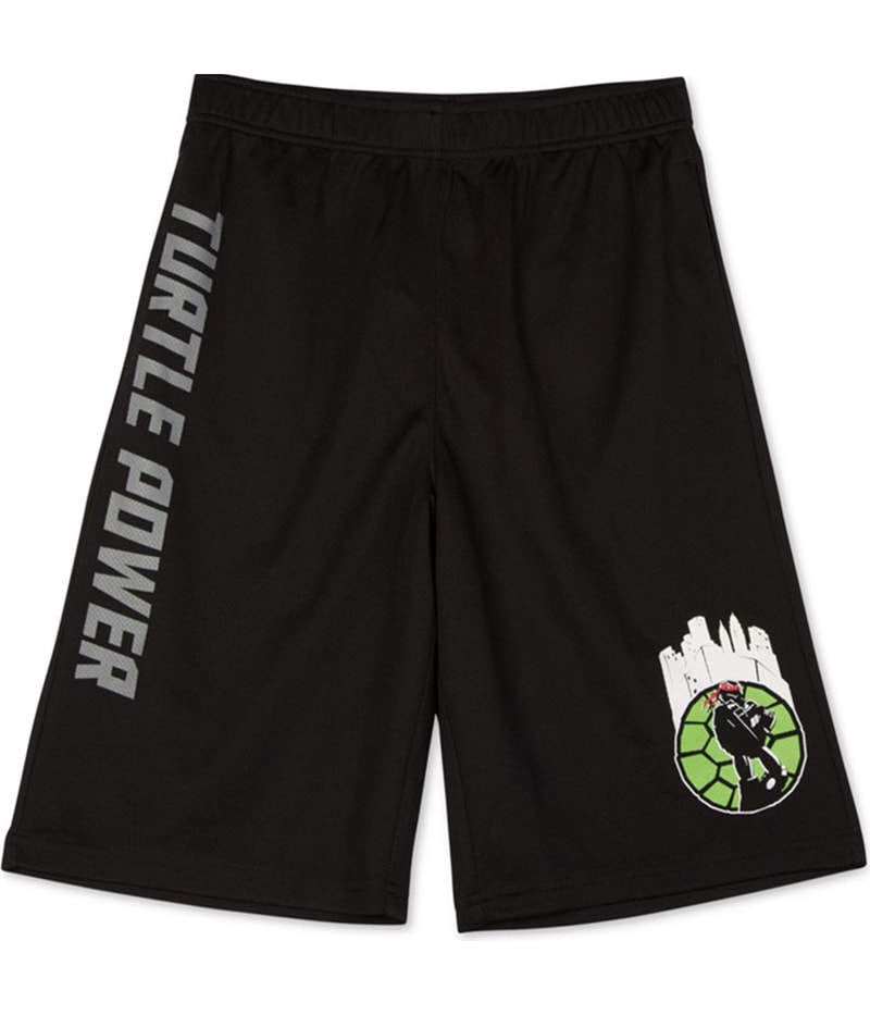 Nickelodeon Boys TMNT Turtle Power Athletic Workout Shorts