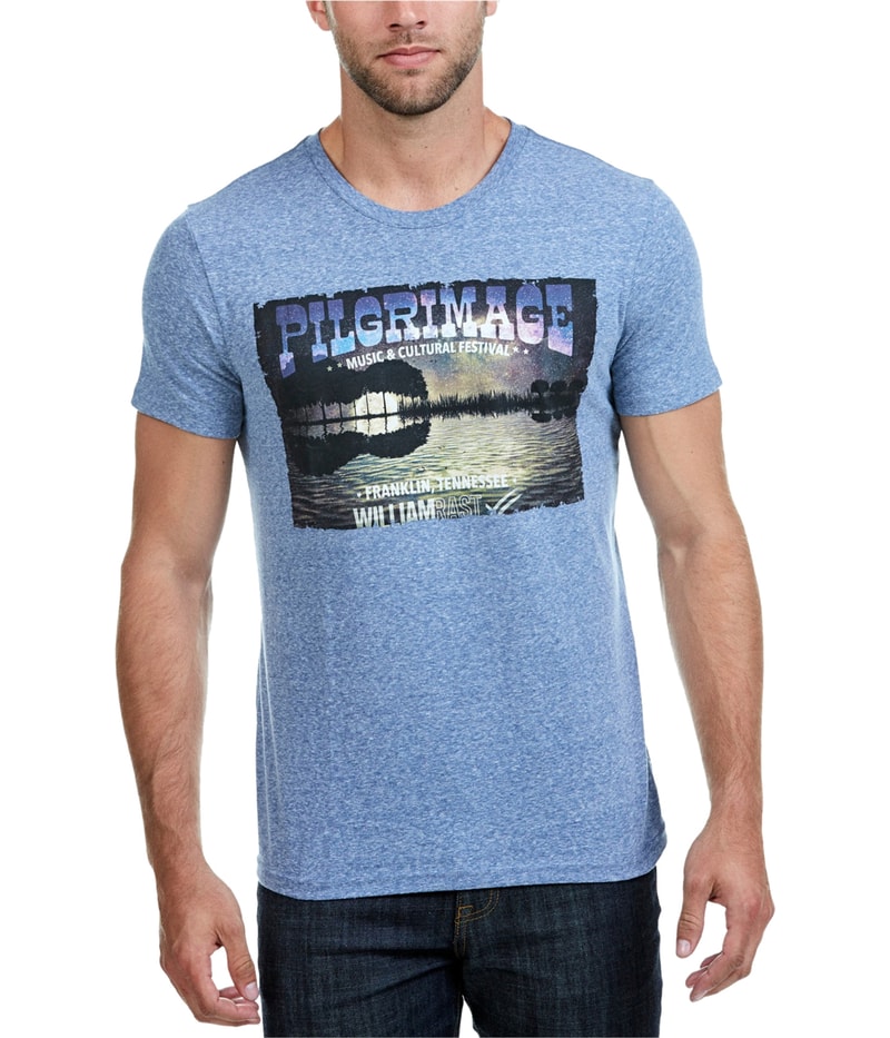 William Rast Mens Pilgrimage Graphic T-Shirt