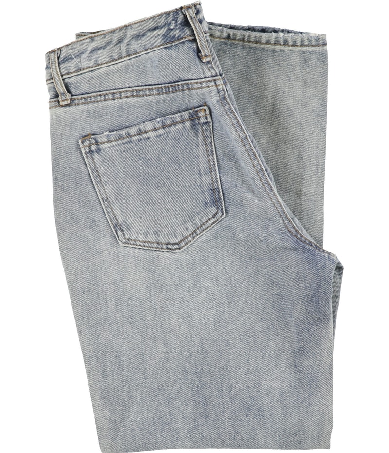 Jessica Simpson Womens Distressed Regular Straight Leg Jeans