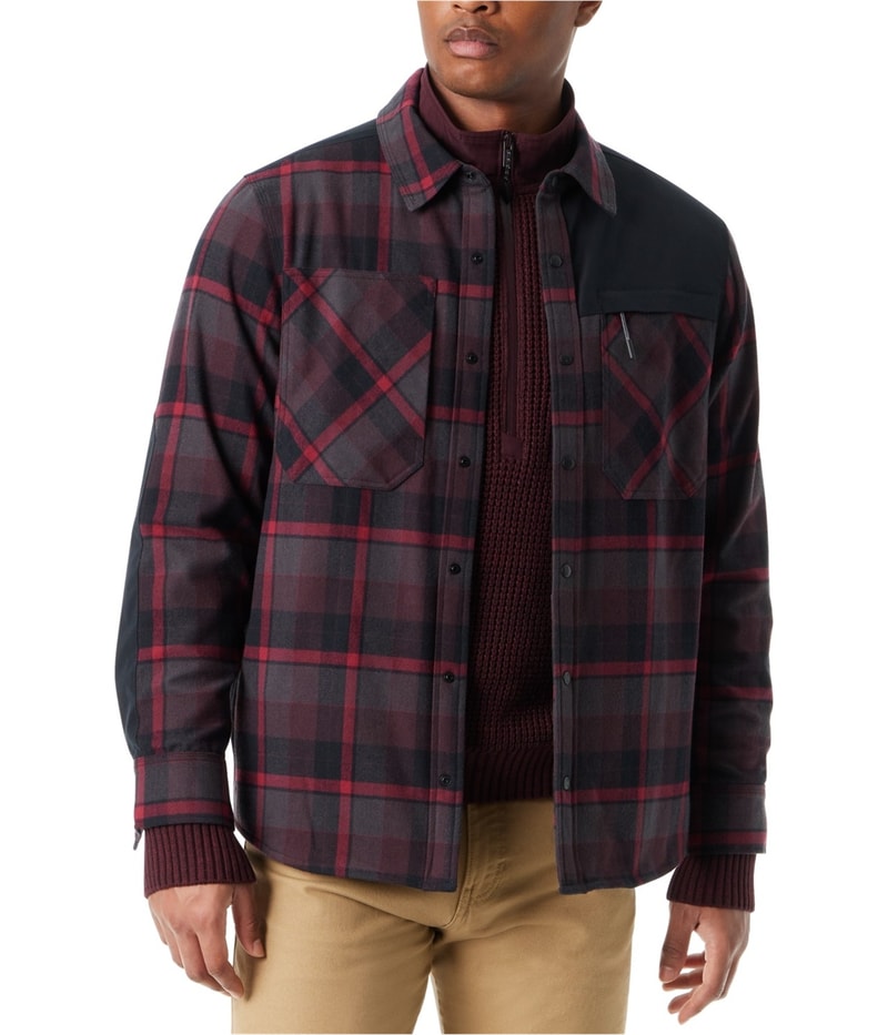BASS OUTDOOR Mens Utility Shirt Jacket