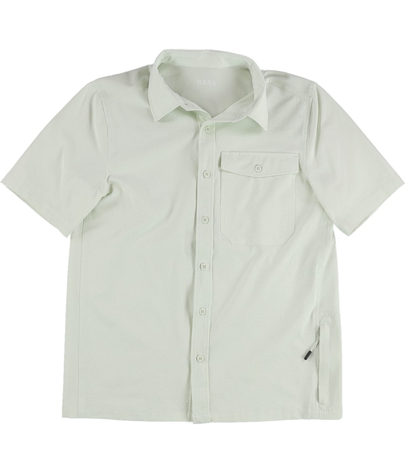 BASS OUTDOOR Mens Trailer A.C. Button Up Shirt
