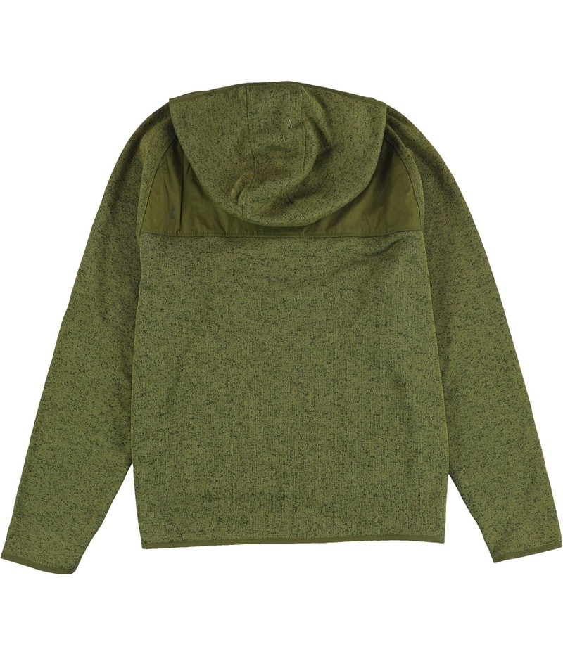 BASS OUTDOOR Mens Mixed-Media Hoodie Sweatshirt