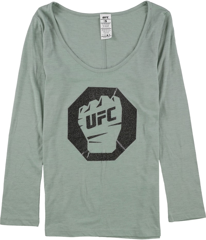 UFC Womens Glitter Logo Graphic T-Shirt