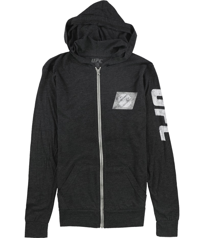 UFC Womens Distressed Logo Hoodie Sweatshirt