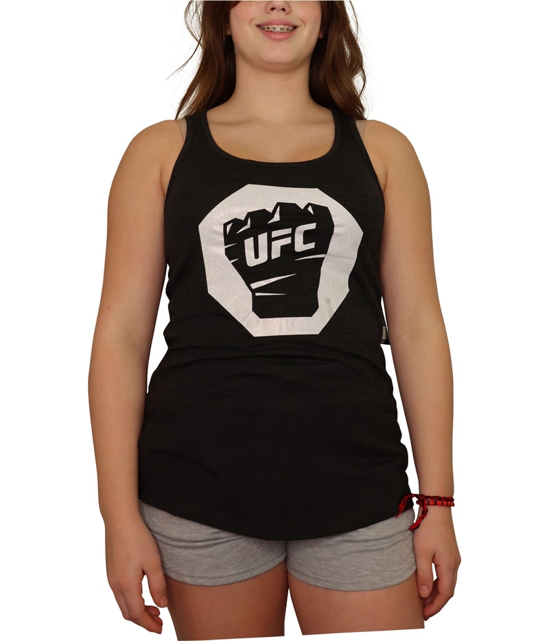 UFC Womens Glitter Fist Tank Top