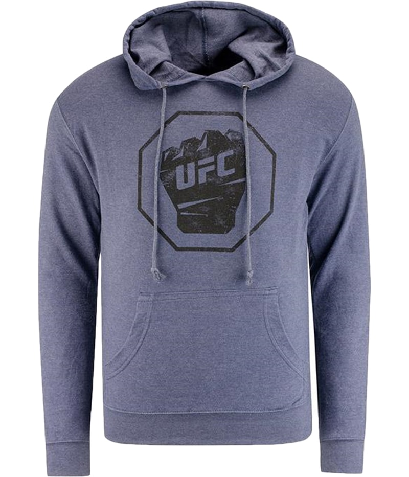 UFC Mens Distressed Fist Hoodie Sweatshirt