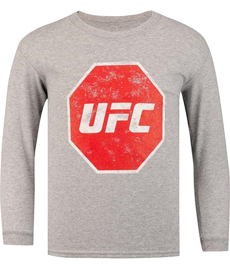 UFC Boys Distressed Logo Graphic T-Shirt