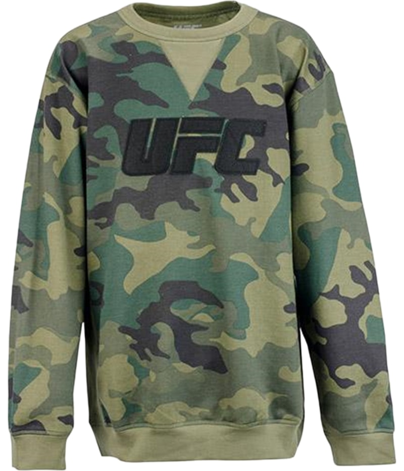 UFC Boys Camo Fleece Pullover Sweatshirt