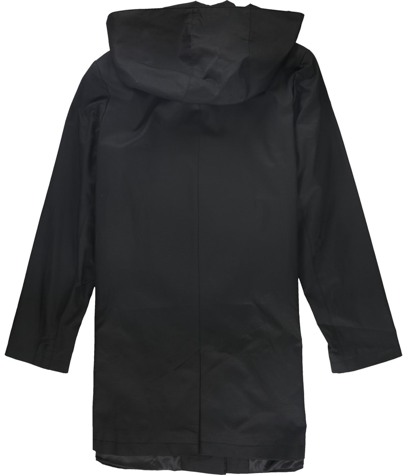 Ralph Lauren Womens Balmacaan Hooded Raincoat Trench Coat
