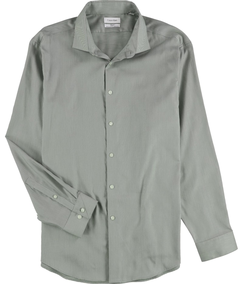 Calvin Klein Boys Long Sleeve Button Down Dress Shirt