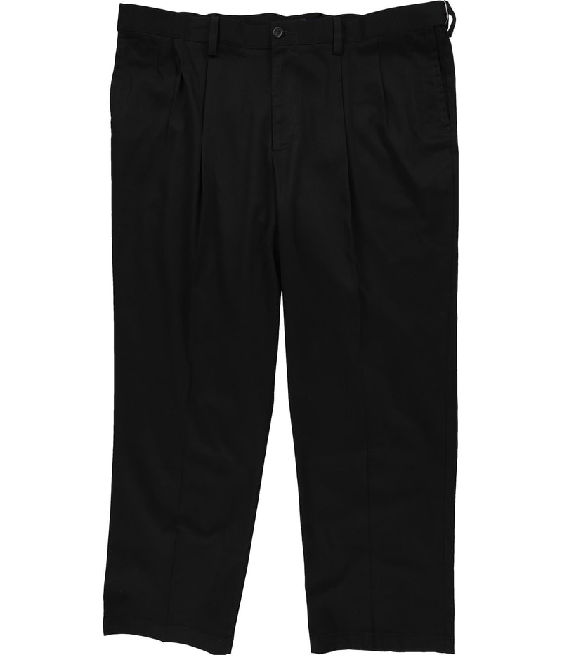 Dockers Mens Easy Classic Pleated Stretch Straight Leg Khakis Casual Pants