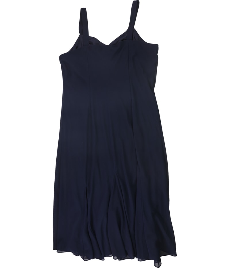 R & M Richards Womens Beaded Gown Dress