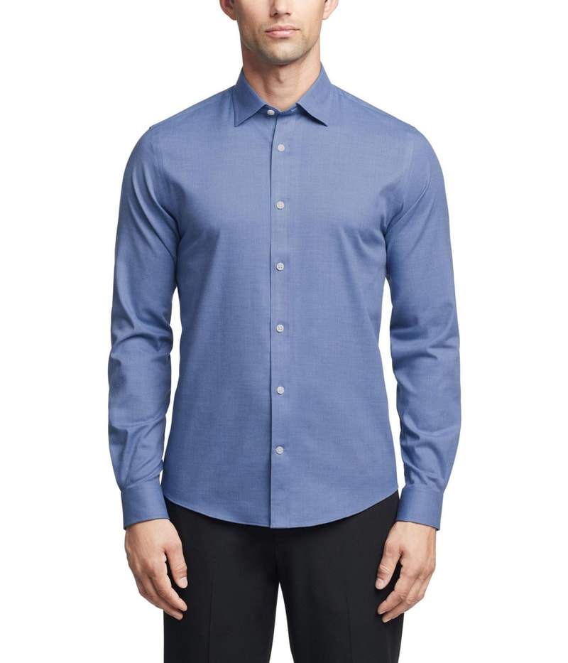 Michael Kors Mens Airsoft Button Down Dress Shirt