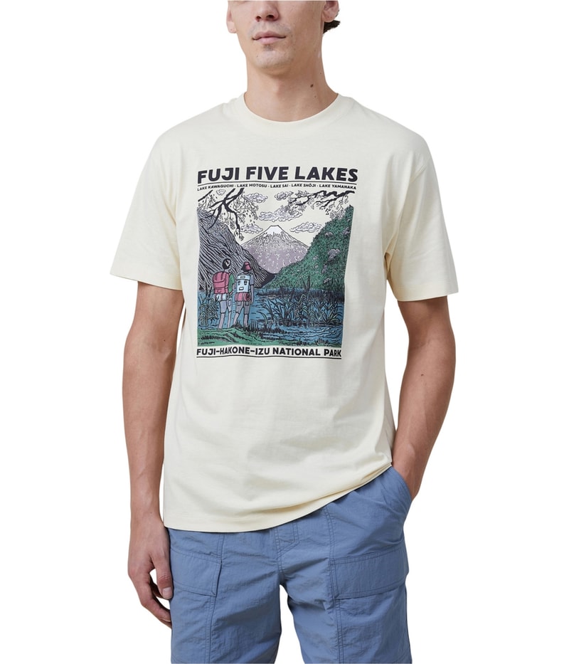 Cotton On Mens Loose Fit Graphic T-Shirt
