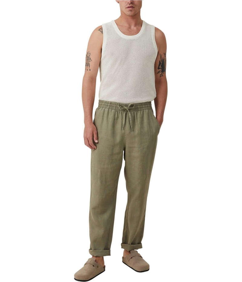 Cotton On Mens Wide Gauge Knit Tank Top