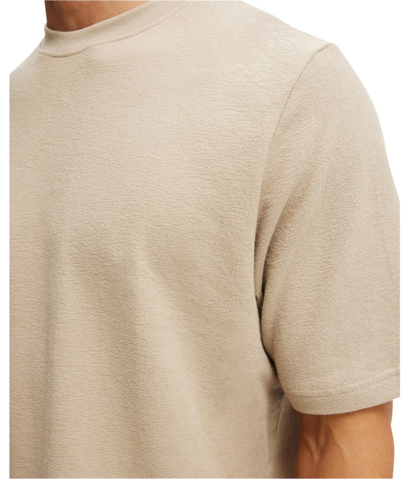 Cotton On Mens Cropped Fit Basic T-Shirt