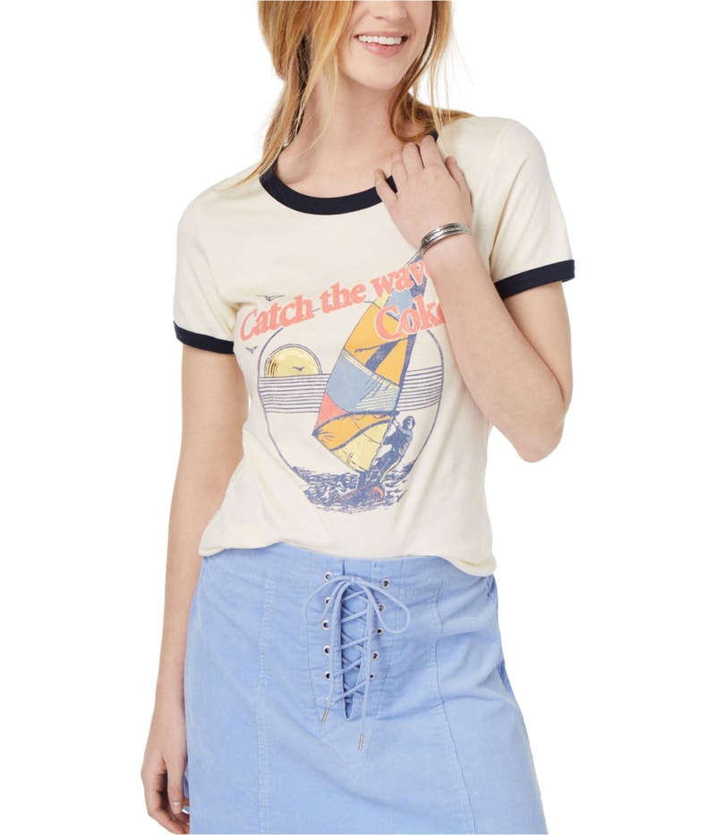 True Vintage Womens Catch The Wave Graphic T-Shirt