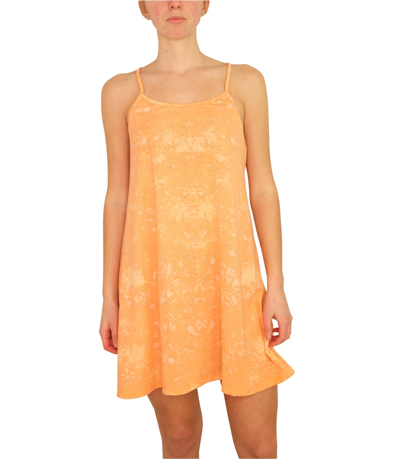 Hurley Womens Flowy Tank Dress in Orange, image 4 of 5