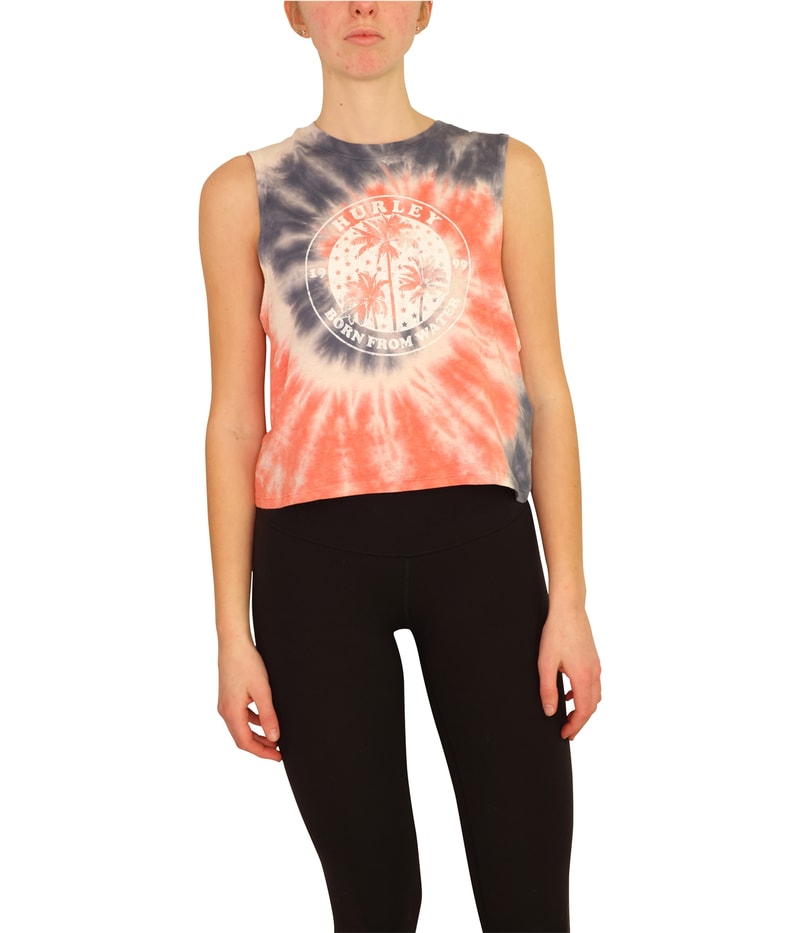 Hurley Womens Palmicana Muscle Tank Top, view 4