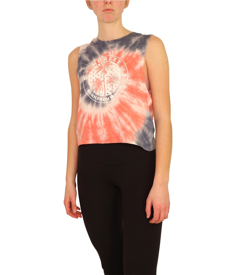 Hurley Womens Palmicana Muscle Tank Top, view 5