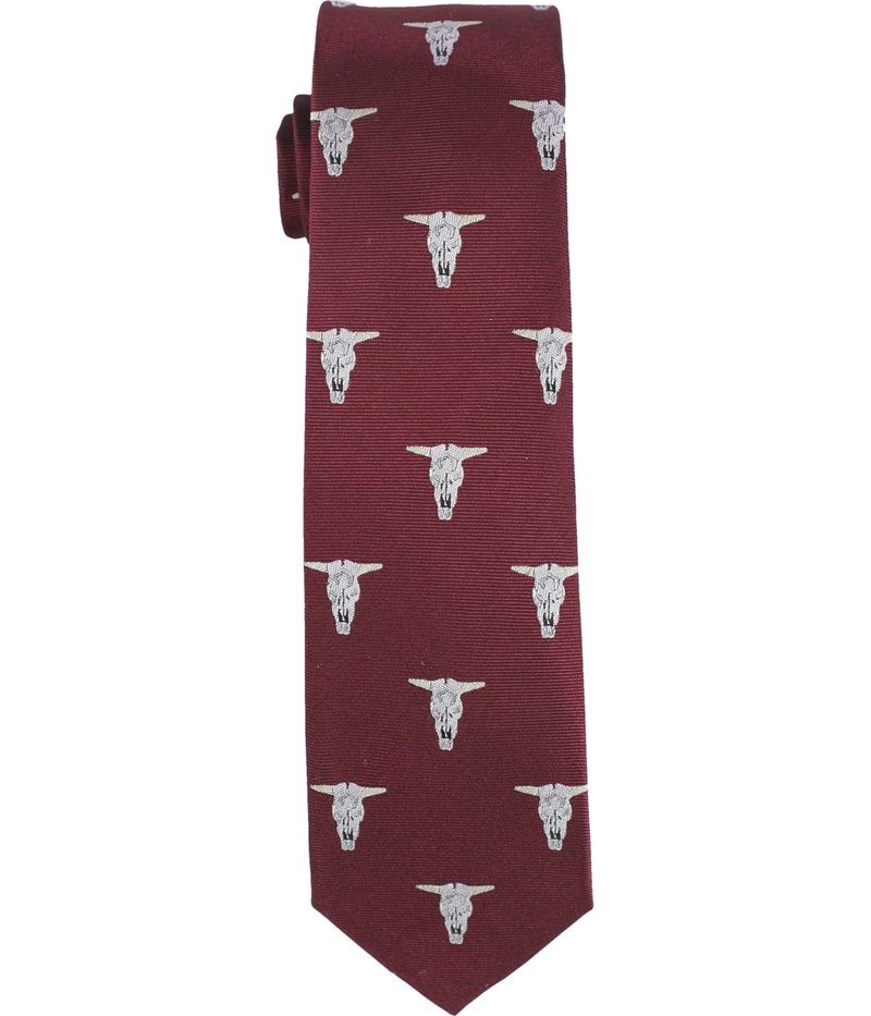 bar III Mens Fossil Neat Self-tied Necktie
