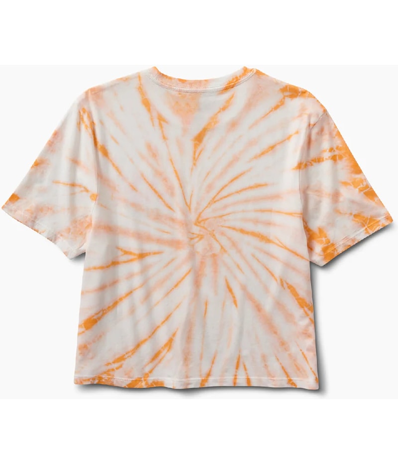 Reef Womens Say Please Cropped Graphic T-Shirt