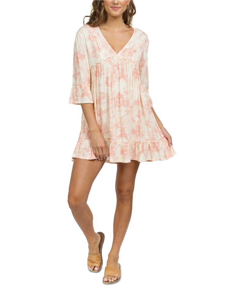 Hurley Womens Bell Sleeve A-line Dress