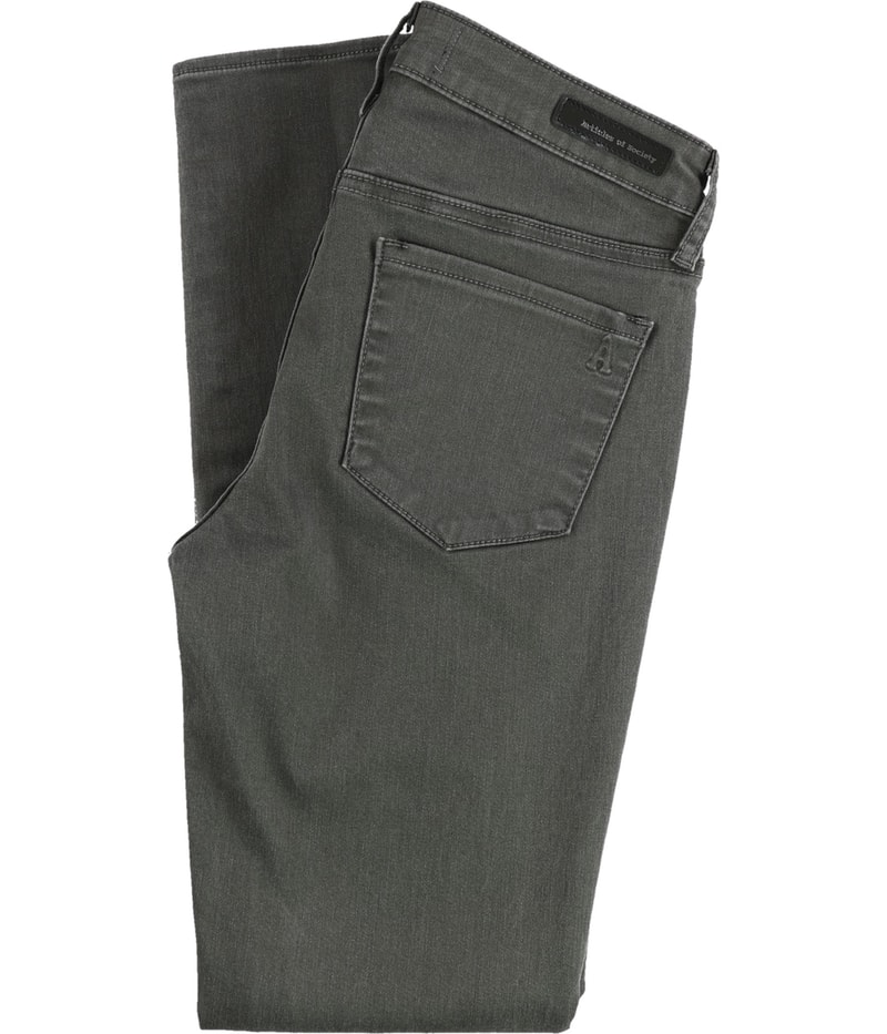 Articles of Society Womens Mid-Rise Tapered Skinny Jeans