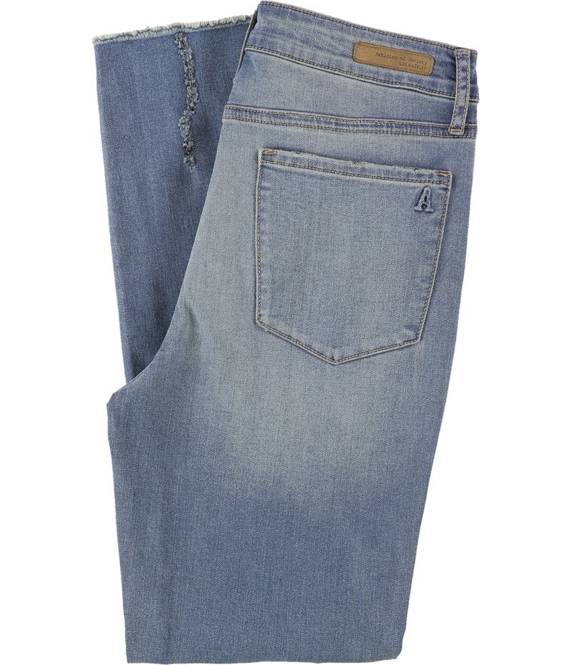 Articles of Society Womens Heather Tapered Skinny Jeans