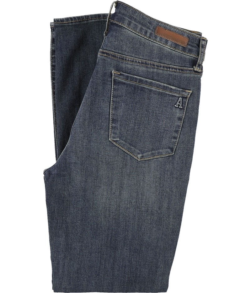 Articles of Society Womens Heather High Rise Regular Straight Leg Jeans